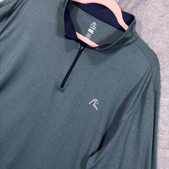 Rhoback Other - Rhoback 1/4 Zip Pullover Shirt Mens XXXL 3XL Green Stretch Golf Performance